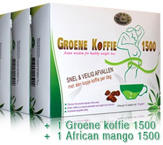 groene koffie pakket diamond