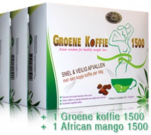 groene koffie pakket diamond